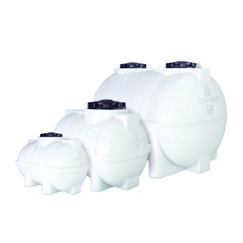 مخزن افقی پلی‌اتیلن توان صنعت