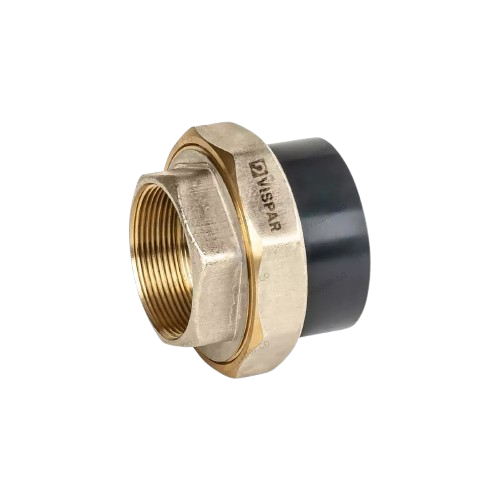brass-thread-upvc-union مهره ماسوره یک سر دنده برنجی